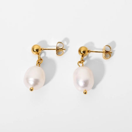 Allora Pearl Earrings - Boholuxe