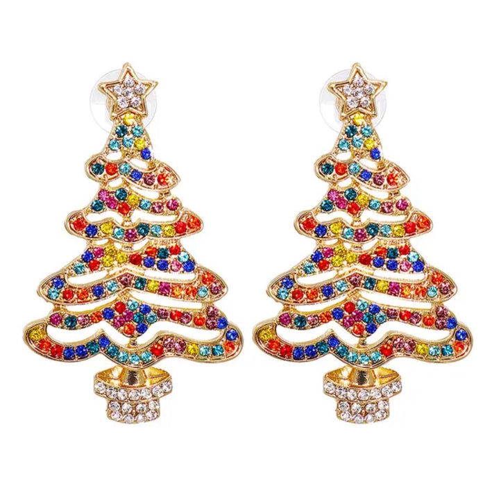Oh Christmas Tree Earrings - Boholuxe